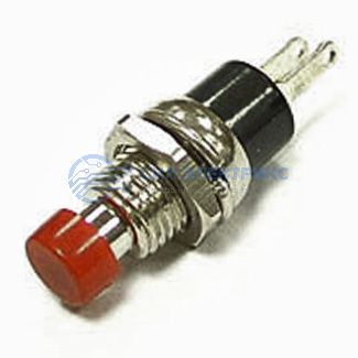 Кнопочный переключатель PBS-10C-2 on-(off) красный фото Кнопочный переключатель PBS-10C-2 on-(off) красный