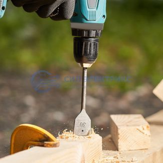 Сверло перовое по дереву 30х152 мм (шестигранный хвостовик) REXANT фото Сверло перовое по дереву 30х152 мм (шестигранный хвостовик) REXANT