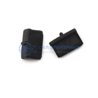 фото Разъем Rubber plug USB A 01 black