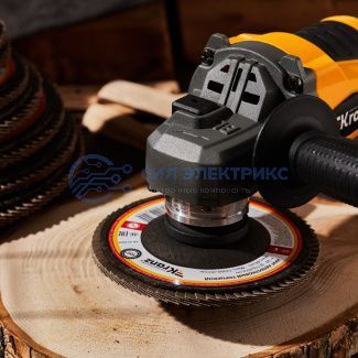 фото Круг лепестковый торцевой, P120, 115х22,2мм KRANZ