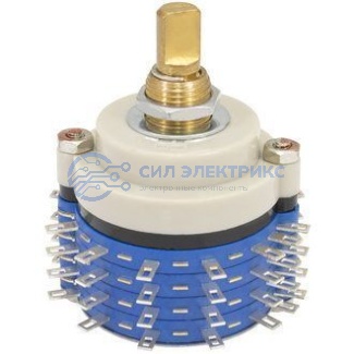 фото Галетный переключатель RCL371-4-8-6, 6 позиций, номинальное напряжение 250 В, ток 10 А