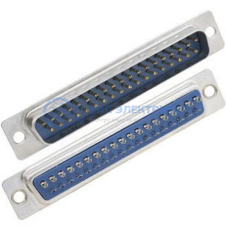 Разъем D-SUB DB-37M фото Разъем D-SUB DB-37M