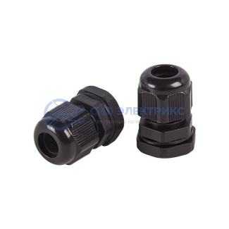 фото Кабельный ввод PG-11 (5-10 мм) черный