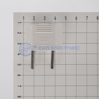 фото Сетевой переходник плоский "Тефаль" PROconnect, белый, индивидуальная упаковка, 1 шт.