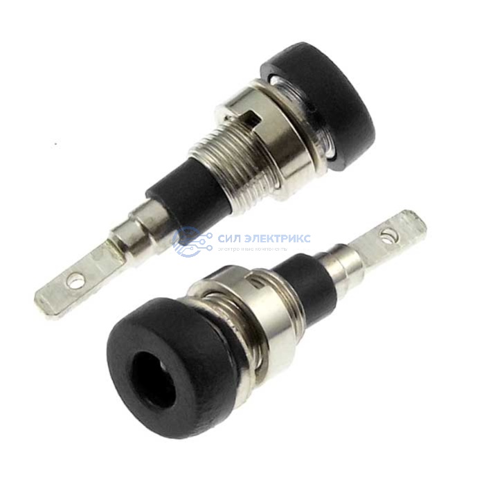 Z007 2mm panel jack BLACK фото Z007 2mm panel jack BLACK