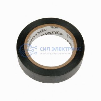 фото Изолента ПВХ 0,13х15 мм, 10 м, черная KRANZ