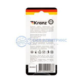 Сверло алмазное 14 мм по керамограниту, керамике и стеклу Kranz фото Сверло алмазное 14 мм по керамограниту, керамике и стеклу Kranz