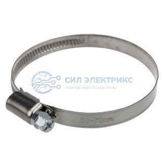 фото Хомут червячный 50-70-0,7 мм, (упак. 25 шт) REXANT