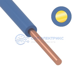 фото Провод ПуВ (ПВ-1) 16 мм² 200 м синий ГОСТ 31947-2012,ТУ 16-705. 501-2010
