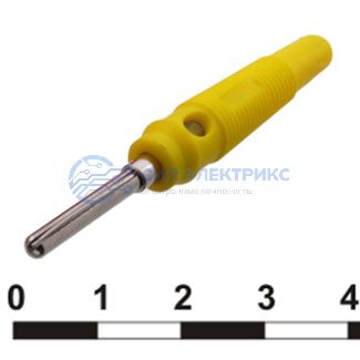 фото Штекер (гнездо, клемма) 10-0077 yellow