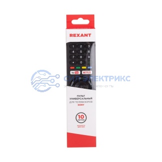 фото Пульт универсальный для телевизора Sony REXANT