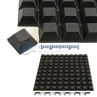 Ножка приборная SF-007 (10.5x8.6x2.5mm) фото Ножка приборная SF-007 (10.5x8.6x2.5mm)