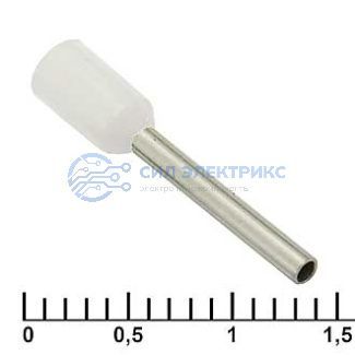 фото Наконечник на кабель DN00712 white (1.2x12mm)