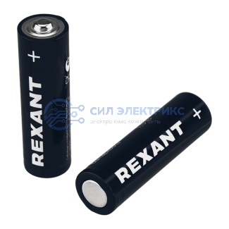 Батарейка алкалиновая AA/LR6 пальчиковая 1,5В блистер 2 шт. REXANT фото Батарейка алкалиновая AA/LR6 пальчиковая 1,5В блистер 2 шт. REXANT