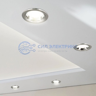 фото Светильник светодиодный "Downlight", встраиваемый, мощность 10W, 132 SMD 3528 светодиода, напряжение 220V, размер 150* 90 (d=140mm ), IP23, цвет светодиодов нейтральный белый (4500-5000 К)