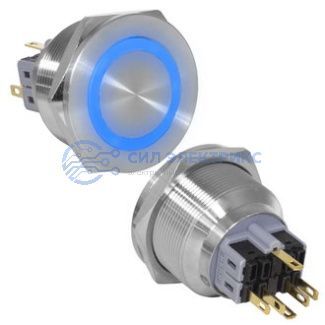 фото Кнопка антивандальная GQ30PF-11ZE/B/N on-off+off-on