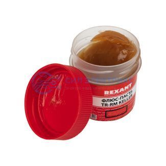 фото Флюс для пайки, паста TR-RM KELLER, 20мл, банка REXANT