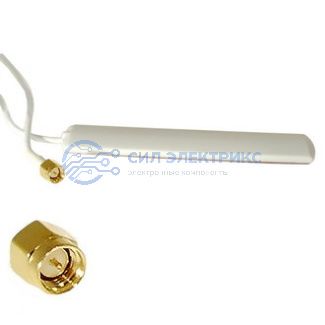 фото Антенна GSM GSM 2db RG174 3m SMA-P white