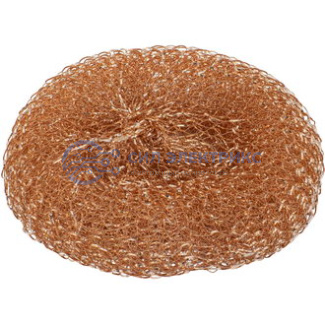 фото Металлическая губка-стружка CU-SPONGE-20G для очистки жала паяльника, медная, 20г