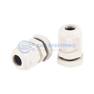 Кабельный ввод PG-13,5 (6-12 мм) серый фото Кабельный ввод PG-13,5 (6-12 мм) серый