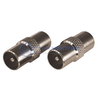 фото Переходник антенный, (штекер TV - штекер TV), (1шт) REXANT