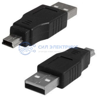Переходник USB2.0 A(m)-mini USB B(m) фото Переходник USB2.0 A(m)-mini USB B(m)
