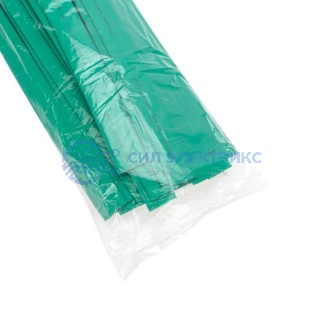 фото Трубка термоусаживаемая ТУТ 18,0/9,0мм, зеленая, упаковка 50 шт. по 1м, PROconnect