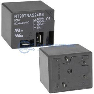 фото Реле NT90T-N-A-S-DC24V-S-B-0.9, 24VDC, 10A, тип контактов: переключающий (SPDT), сила удержания: 100 г, рабочая температура: -40°C до +85°C