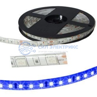 Светодиодная лента 5050 300LED IP65 12V BLUE фото Светодиодная лента 5050 300LED IP65 12V BLUE