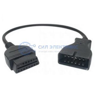 фото Адаптер диагностический переходник OBD2-16P_GM-12P