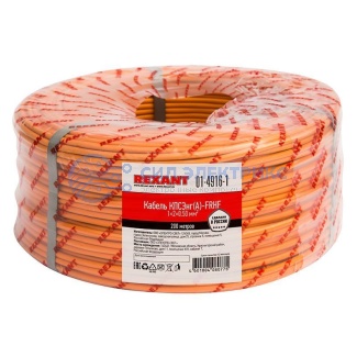 фото Кабель огнестойкий КПСЭнг(А)-FRHF 1x2x0,50мм², бухта 200м REXANT