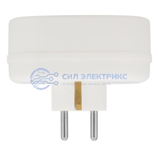 фото Набор двойников электрических REXANT 16 А с заземлением, белый (2 шт./уп.)