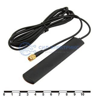 фото Антенна GSM GSM 2db RG174 3m SMA-P