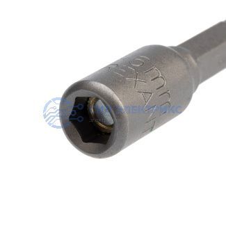 Ключ-насадка 6х48 мм, 1/4" магнитная (упак. 20 шт.) REXANT фото Ключ-насадка 6х48 мм, 1/4" магнитная (упак. 20 шт.) REXANT