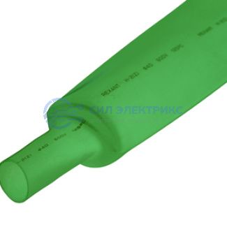 фото Трубка термоусаживаемая ТУТ нг 35,0/17,5мм, зеленая, упаковка 10 шт. по 1м REXANT